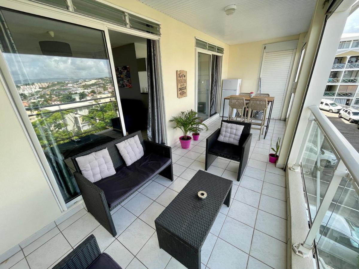 Exotic Palm , 1 Chambre Climatisee, Wifi Fibre, Vue Mer ฟอร์-เดอ-ฟร็องส์ ภายนอก รูปภาพ